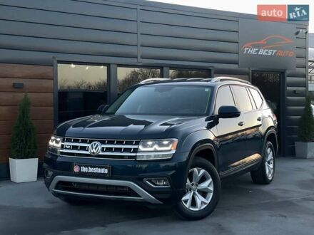 Фольксваген Atlas 2019 в Ровно на Automoto.ua Синий Фольксваген Atlas, объемом двигателя 3.6 л и пробегом 27 тыс. км за 22800 $, фото 1 на Automoto.ua