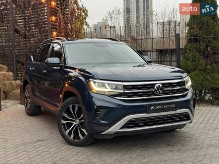 Синий Фольксваген Atlas, объемом двигателя 1.98 л и пробегом 9 тыс. км за 32900 $, фото 1 на Automoto.ua