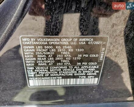 Черный Фольксваген Atlas Cross Sport, объемом двигателя 0 л и пробегом 79 тыс. км за 9100 $, фото 12 на Automoto.ua
