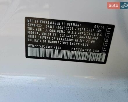 Фольксваген e-Golf 2016 в Кропивницком (Кировограде) на Automoto.ua Белый Фольксваген e-Golf, объемом двигателя 0 л и пробегом 103 тыс. км за 2300 $, фото 11 на Automoto.ua