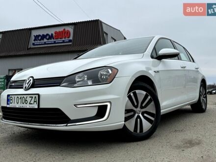 Белый Фольксваген e-Golf, объемом двигателя 0 л и пробегом 90 тыс. км за 10300 $, фото 1 на Automoto.ua