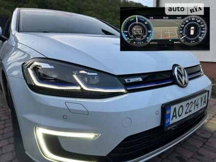 Білий Фольксваген e-Golf, об'ємом двигуна 0 л та пробігом 83 тис. км за 16850 $, фото 1 на Automoto.ua