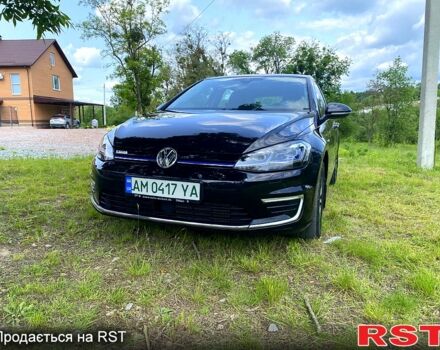 Чорний Фольксваген e-Golf, об'ємом двигуна 0 л та пробігом 62 тис. км за 15200 $, фото 1 на Automoto.ua