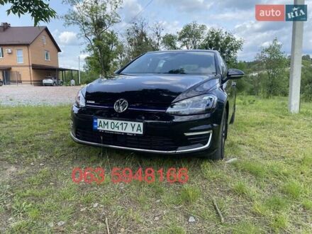 Фольксваген e-Golf 2020 в Житомире на Automoto.ua Черный Фольксваген e-Golf, объемом двигателя 0 л и пробегом 62 тыс. км за 15200 $, фото 1 на Automoto.ua