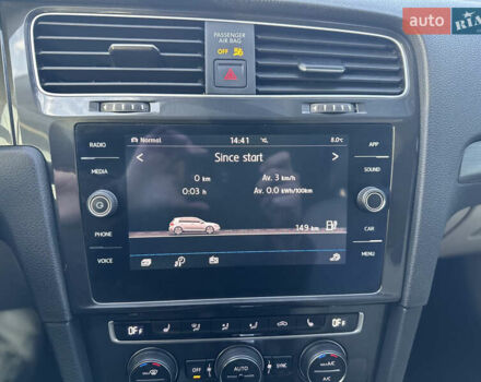Серый Фольксваген e-Golf, объемом двигателя 0 л и пробегом 72 тыс. км за 14700 $, фото 14 на Automoto.ua