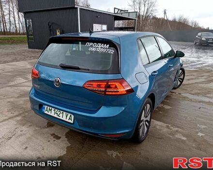 Синий Фольксваген e-Golf, объемом двигателя 0 л и пробегом 89 тыс. км за 11600 $, фото 3 на Automoto.ua