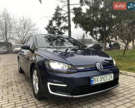Синий Фольксваген e-Golf, объемом двигателя 0 л и пробегом 124 тыс. км за 8900 $, фото 1 на Automoto.ua