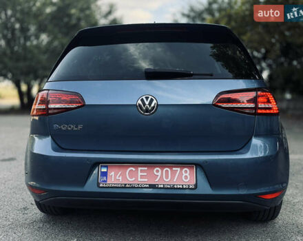 Синий Фольксваген e-Golf, объемом двигателя 0 л и пробегом 132 тыс. км за 9150 $, фото 6 на Automoto.ua