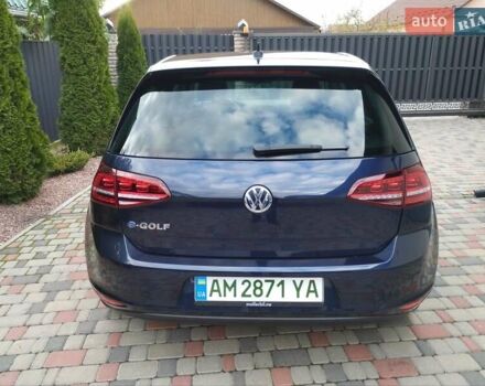 Синий Фольксваген e-Golf, объемом двигателя 0 л и пробегом 123 тыс. км за 8950 $, фото 2 на Automoto.ua