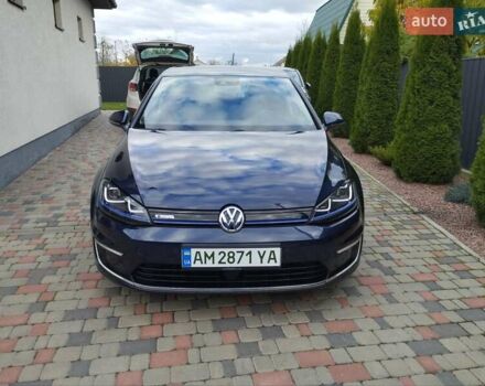 Синий Фольксваген e-Golf, объемом двигателя 0 л и пробегом 123 тыс. км за 8950 $, фото 4 на Automoto.ua