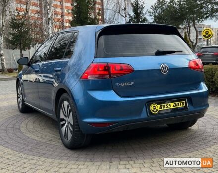 Синий Фольксваген e-Golf, объемом двигателя 24 л и пробегом 24 тыс. км за 8300 $, фото 4 на Automoto.ua