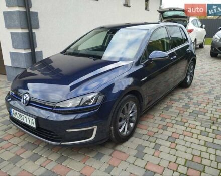 Синий Фольксваген e-Golf, объемом двигателя 0 л и пробегом 123 тыс. км за 8950 $, фото 7 на Automoto.ua