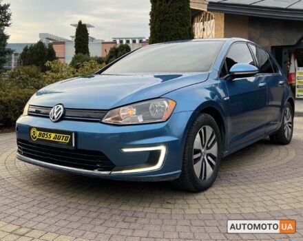 Синий Фольксваген e-Golf, объемом двигателя 24 л и пробегом 24 тыс. км за 8300 $, фото 2 на Automoto.ua