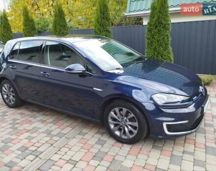 Синий Фольксваген e-Golf, объемом двигателя 0 л и пробегом 123 тыс. км за 8950 $, фото 1 на Automoto.ua