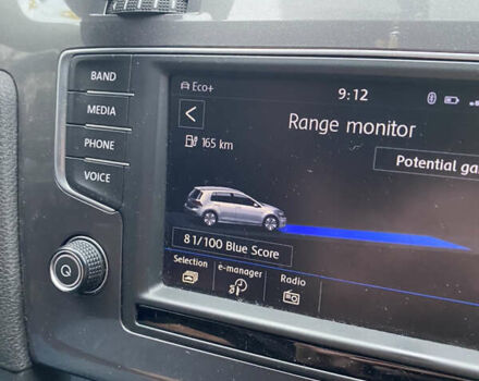 Синий Фольксваген e-Golf, объемом двигателя 0 л и пробегом 55 тыс. км за 14100 $, фото 1 на Automoto.ua