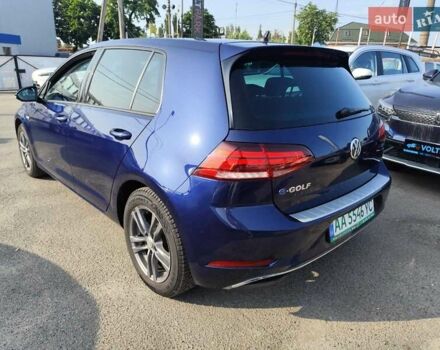 Синий Фольксваген e-Golf, объемом двигателя 0 л и пробегом 104 тыс. км за 14599 $, фото 4 на Automoto.ua