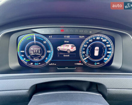 Синій Фольксваген e-Golf, об'ємом двигуна 0 л та пробігом 119 тис. км за 14200 $, фото 18 на Automoto.ua