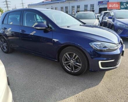 Синий Фольксваген e-Golf, объемом двигателя 0 л и пробегом 104 тыс. км за 14599 $, фото 10 на Automoto.ua