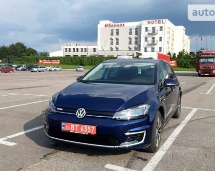 Синий Фольксваген e-Golf, объемом двигателя 0 л и пробегом 80 тыс. км за 19400 $, фото 15 на Automoto.ua