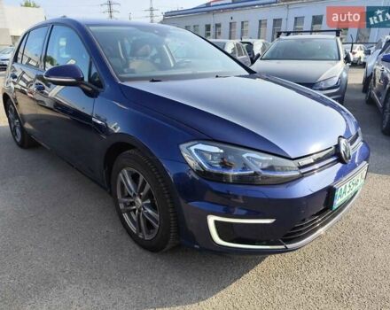 Синий Фольксваген e-Golf, объемом двигателя 0 л и пробегом 104 тыс. км за 14599 $, фото 11 на Automoto.ua