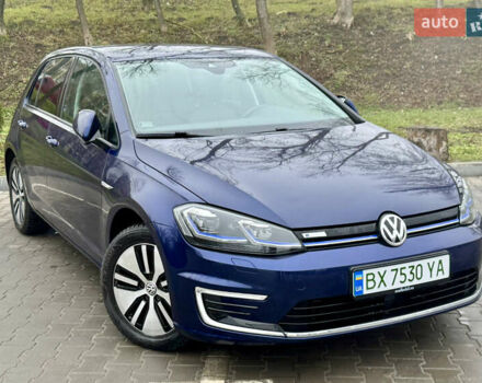Синий Фольксваген e-Golf, объемом двигателя 0 л и пробегом 83 тыс. км за 13900 $, фото 12 на Automoto.ua