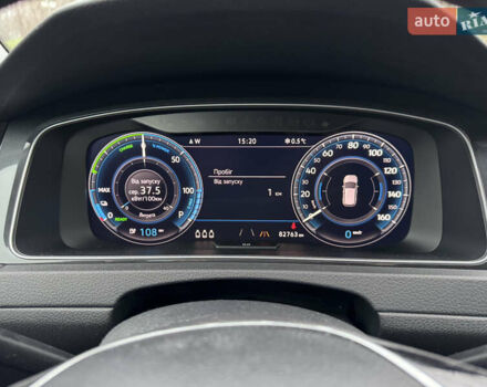 Синий Фольксваген e-Golf, объемом двигателя 0 л и пробегом 83 тыс. км за 13900 $, фото 22 на Automoto.ua