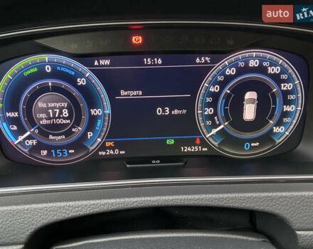 Синий Фольксваген e-Golf, объемом двигателя 0 л и пробегом 124 тыс. км за 15200 $, фото 7 на Automoto.ua