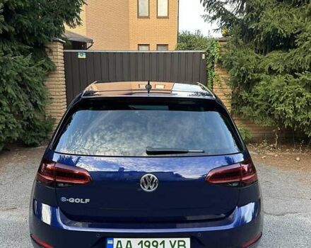 Синий Фольксваген e-Golf, объемом двигателя 0 л и пробегом 74 тыс. км за 14900 $, фото 10 на Automoto.ua