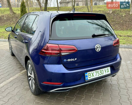 Синий Фольксваген e-Golf, объемом двигателя 0 л и пробегом 83 тыс. км за 13900 $, фото 7 на Automoto.ua