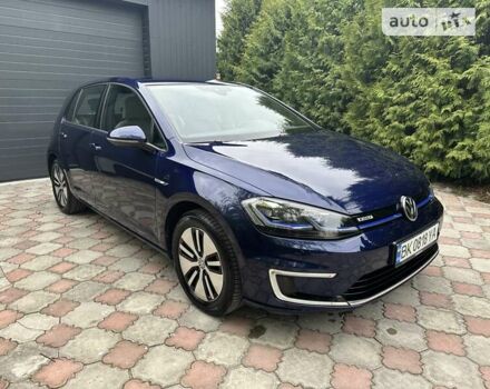 Синий Фольксваген e-Golf, объемом двигателя 0 л и пробегом 58 тыс. км за 22500 $, фото 154 на Automoto.ua