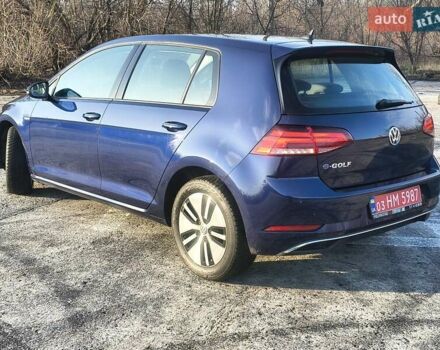 Синий Фольксваген e-Golf, объемом двигателя 0 л и пробегом 105 тыс. км за 13200 $, фото 15 на Automoto.ua