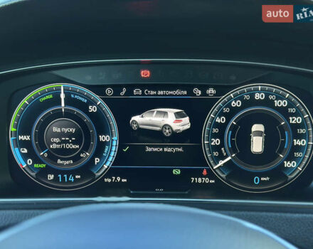 Синий Фольксваген e-Golf, объемом двигателя 0 л и пробегом 71 тыс. км за 15300 $, фото 63 на Automoto.ua