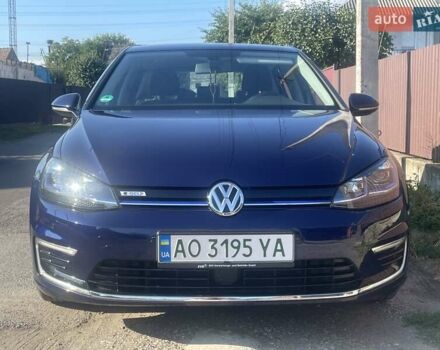 Синий Фольксваген e-Golf, объемом двигателя 0 л и пробегом 121 тыс. км за 14200 $, фото 1 на Automoto.ua