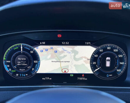 Синий Фольксваген e-Golf, объемом двигателя 0 л и пробегом 71 тыс. км за 15300 $, фото 58 на Automoto.ua