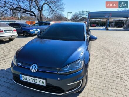 Синий Фольксваген e-Golf, объемом двигателя 0 л и пробегом 116 тыс. км за 10200 $, фото 1 на Automoto.ua