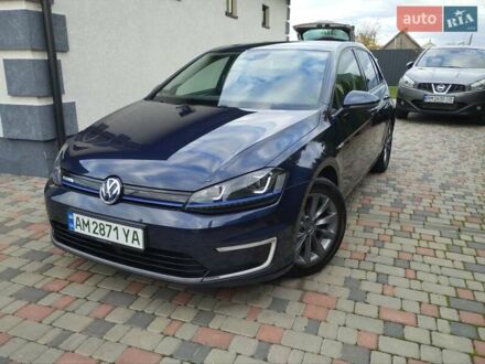 Фольксваген e-Golf 2015 в Житомире на Automoto.ua Синий Фольксваген e-Golf, объемом двигателя 0 л и пробегом 123 тыс. км за 8950 $, фото 1 на Automoto.ua