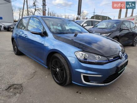 Синий Фольксваген e-Golf, объемом двигателя 0 л и пробегом 131 тыс. км за 9444 $, фото 1 на Automoto.ua