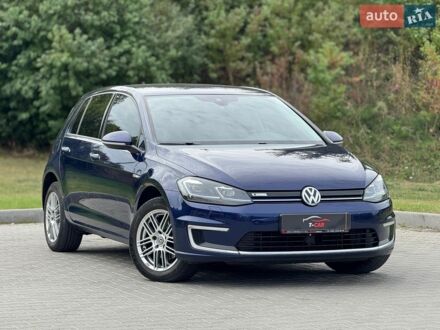 Синий Фольксваген e-Golf, объемом двигателя 0 л и пробегом 124 тыс. км за 13999 $, фото 1 на Automoto.ua