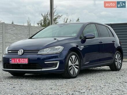 Синий Фольксваген e-Golf, объемом двигателя 0 л и пробегом 130 тыс. км за 12999 $, фото 1 на Automoto.ua