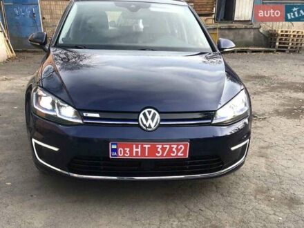Синий Фольксваген e-Golf, объемом двигателя 0 л и пробегом 80 тыс. км за 16500 $, фото 1 на Automoto.ua