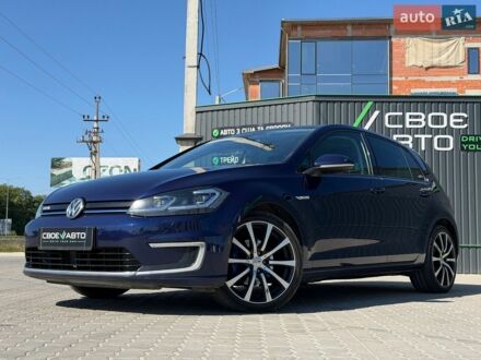 Синий Фольксваген e-Golf, объемом двигателя 0 л и пробегом 165 тыс. км за 13999 $, фото 1 на Automoto.ua
