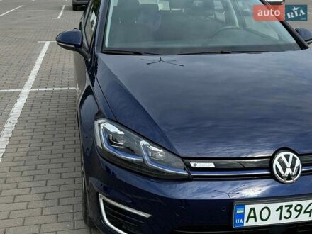 Синий Фольксваген e-Golf, объемом двигателя 0 л и пробегом 126 тыс. км за 13200 $, фото 1 на Automoto.ua
