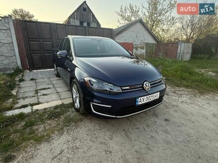 Синий Фольксваген e-Golf, объемом двигателя 0 л и пробегом 59 тыс. км за 15500 $, фото 1 на Automoto.ua
