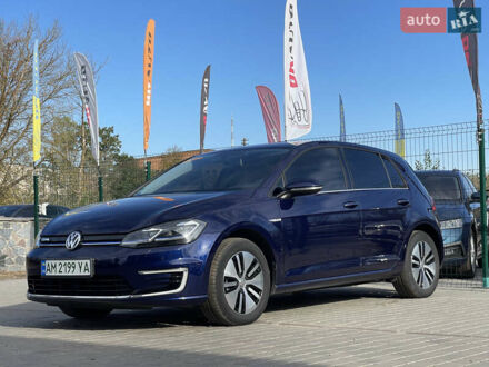 Фольксваген e-Golf 2020 в Бердичеве на Automoto.ua Синий Фольксваген e-Golf, объемом двигателя 0 л и пробегом 34 тыс. км за 13499 $, фото 1 на Automoto.ua