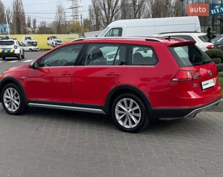 Красный Фольксваген Golf Alltrack, объемом двигателя 1.8 л и пробегом 78 тыс. км за 15850 $, фото 4 на Automoto.ua