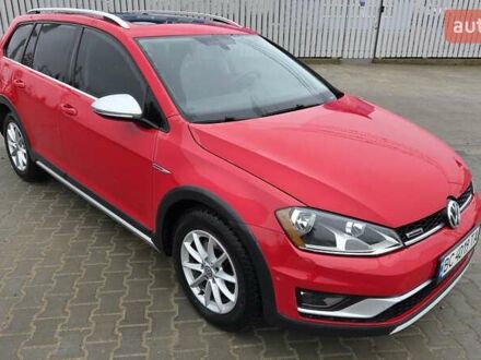 Красный Фольксваген Golf Alltrack, объемом двигателя 1.8 л и пробегом 154 тыс. км за 12900 $, фото 1 на Automoto.ua