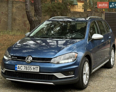 Синий Фольксваген Golf Alltrack, объемом двигателя 1.8 л и пробегом 158 тыс. км за 15500 $, фото 2 на Automoto.ua