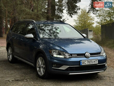 Синий Фольксваген Golf Alltrack, объемом двигателя 1.8 л и пробегом 158 тыс. км за 15500 $, фото 1 на Automoto.ua