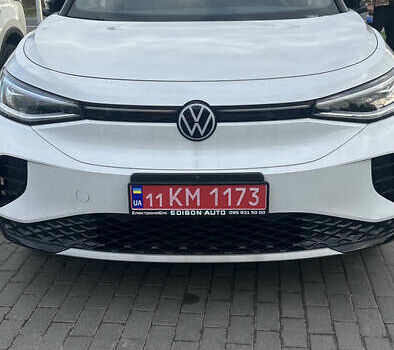 Белый Фольксваген ID.4, объемом двигателя 0 л и пробегом 1 тыс. км за 28400 $, фото 3 на Automoto.ua