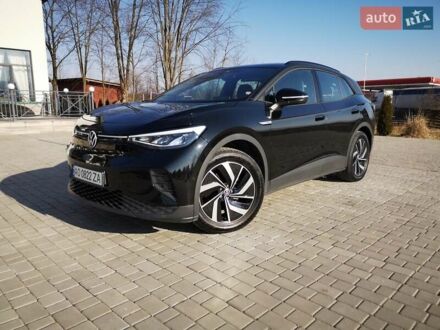 Фольксваген ID.4 2022 у Хусте на Automoto.ua Чорний Фольксваген ID.4, об'ємом двигуна 0 л та пробігом 30 тис. км за 27540 $, фото 1 на Automoto.ua